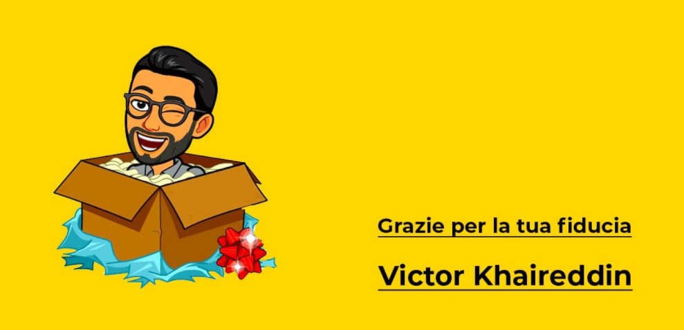 Grazie per la fiducia